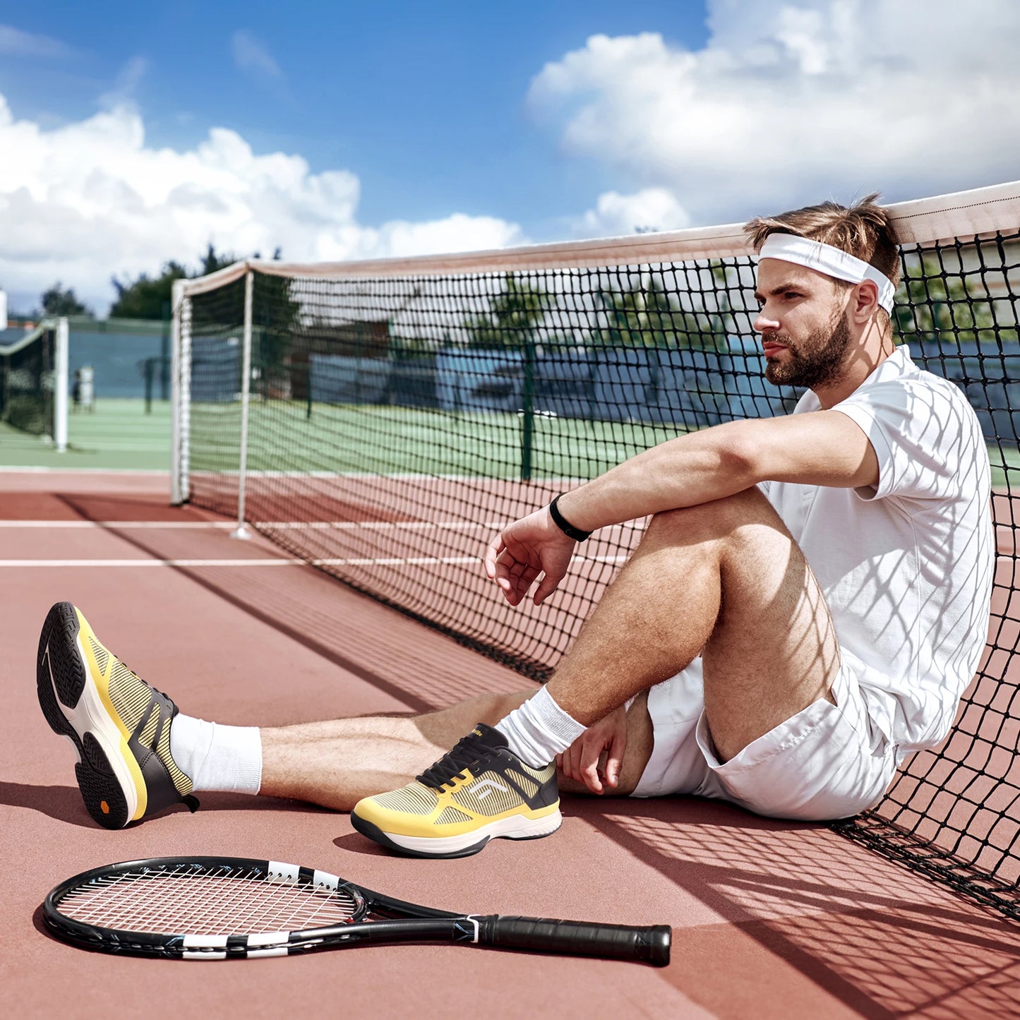 Tênis Masculino FitVille para Pickleball e Tênis