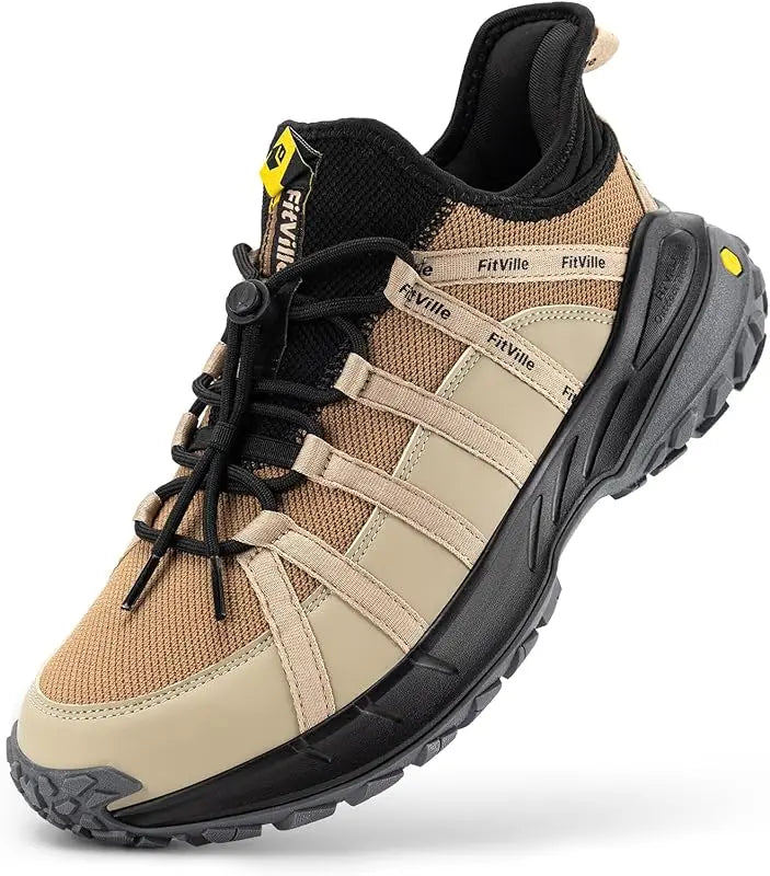 Tênis Masculino FitVille Slip On para Caminhada e Trekking