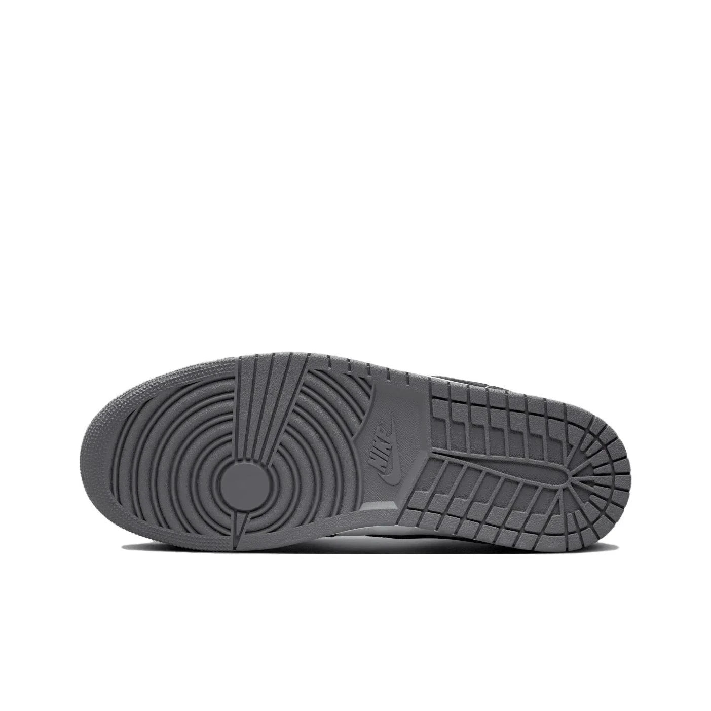 Tênis Casual Nike Air Jordan 1 Low Retro (Branco/Cinza)