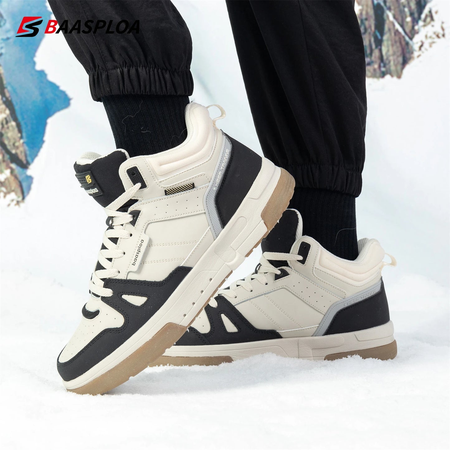 Tênis de Inverno Masculino Baasploa para Skateboard