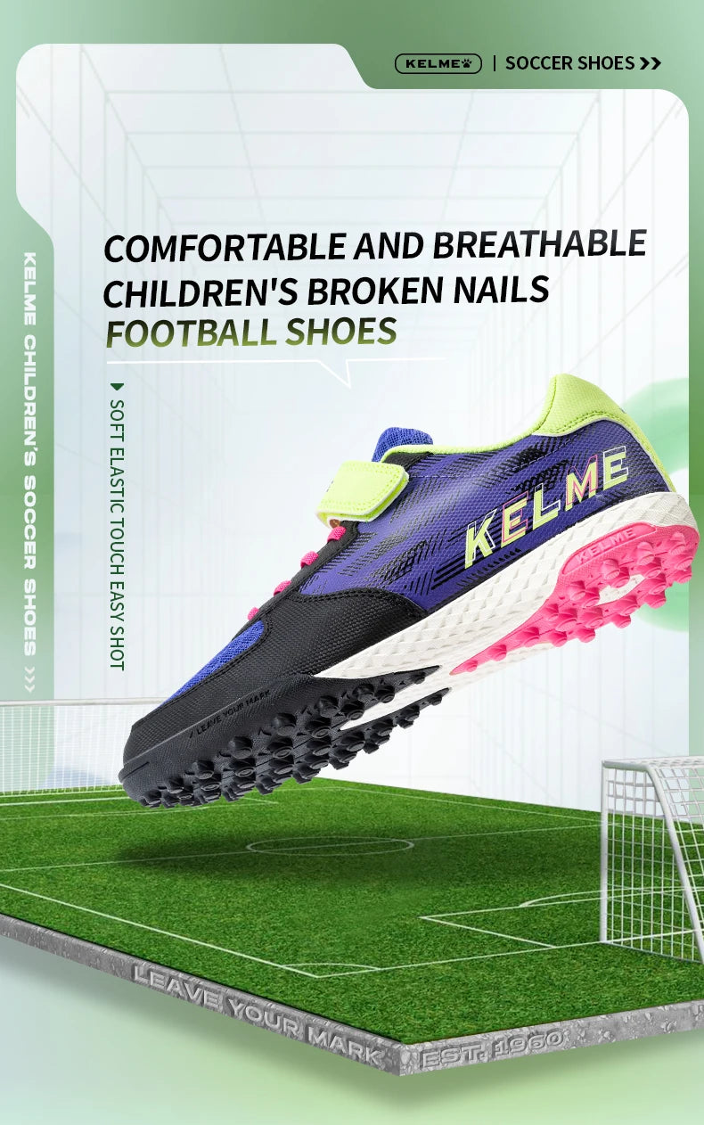 Chuteira Infantil KELME para Gramado Sintético e Campo