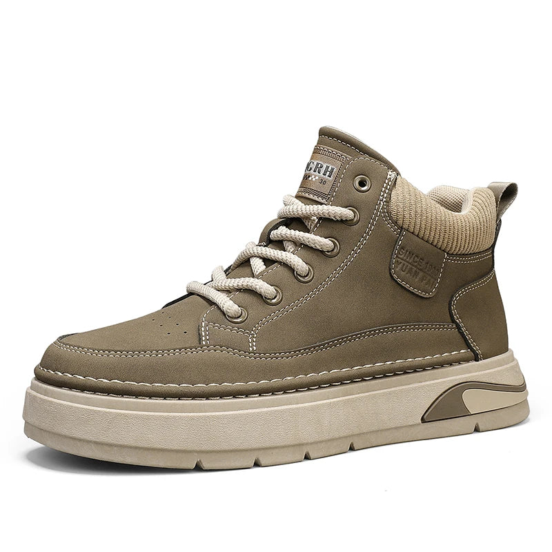 Tênis Casual de Inverno Masculino com Sola Grossa