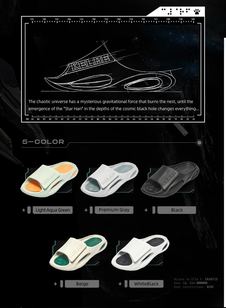 Chinelo Masculino KELME Super Macio para Verão